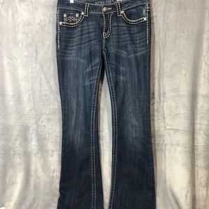 Miss Me Women's Irene Boot Jean Thick Stitch Size 30